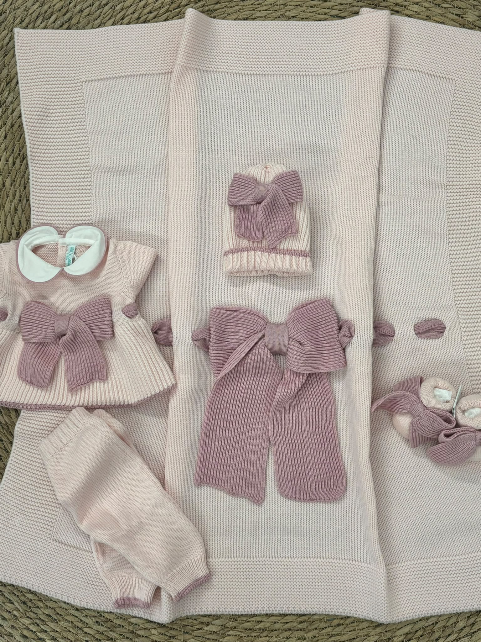 SET CORDINATO IN LANA BEBE'DI ALMA