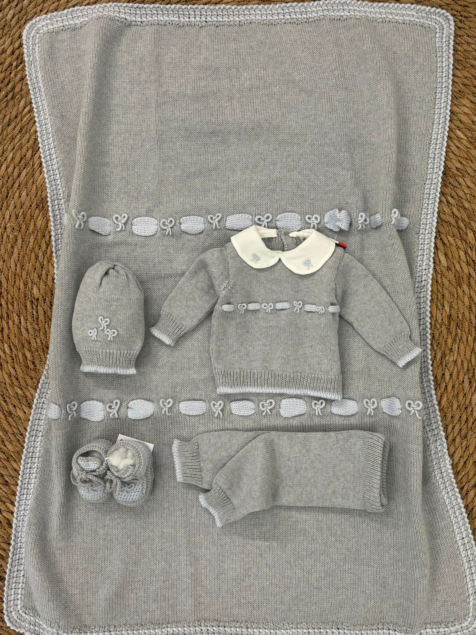 SET CORDINATO IN LANA BIMBI CHIC