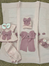 SET CORDINATO IN LANA BEBE'DI ALMA