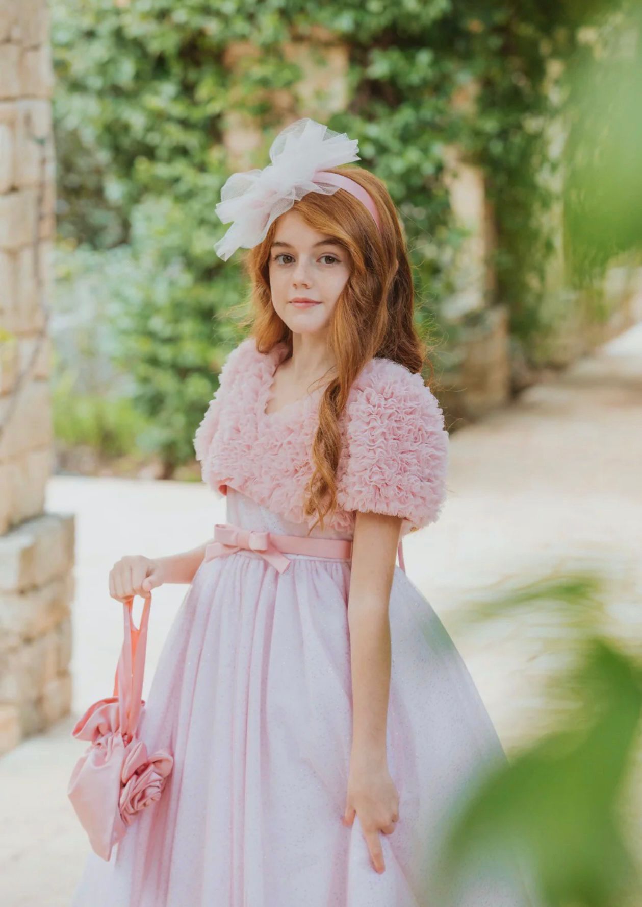 VESTINA CERIMONIA COLORI CHIARI