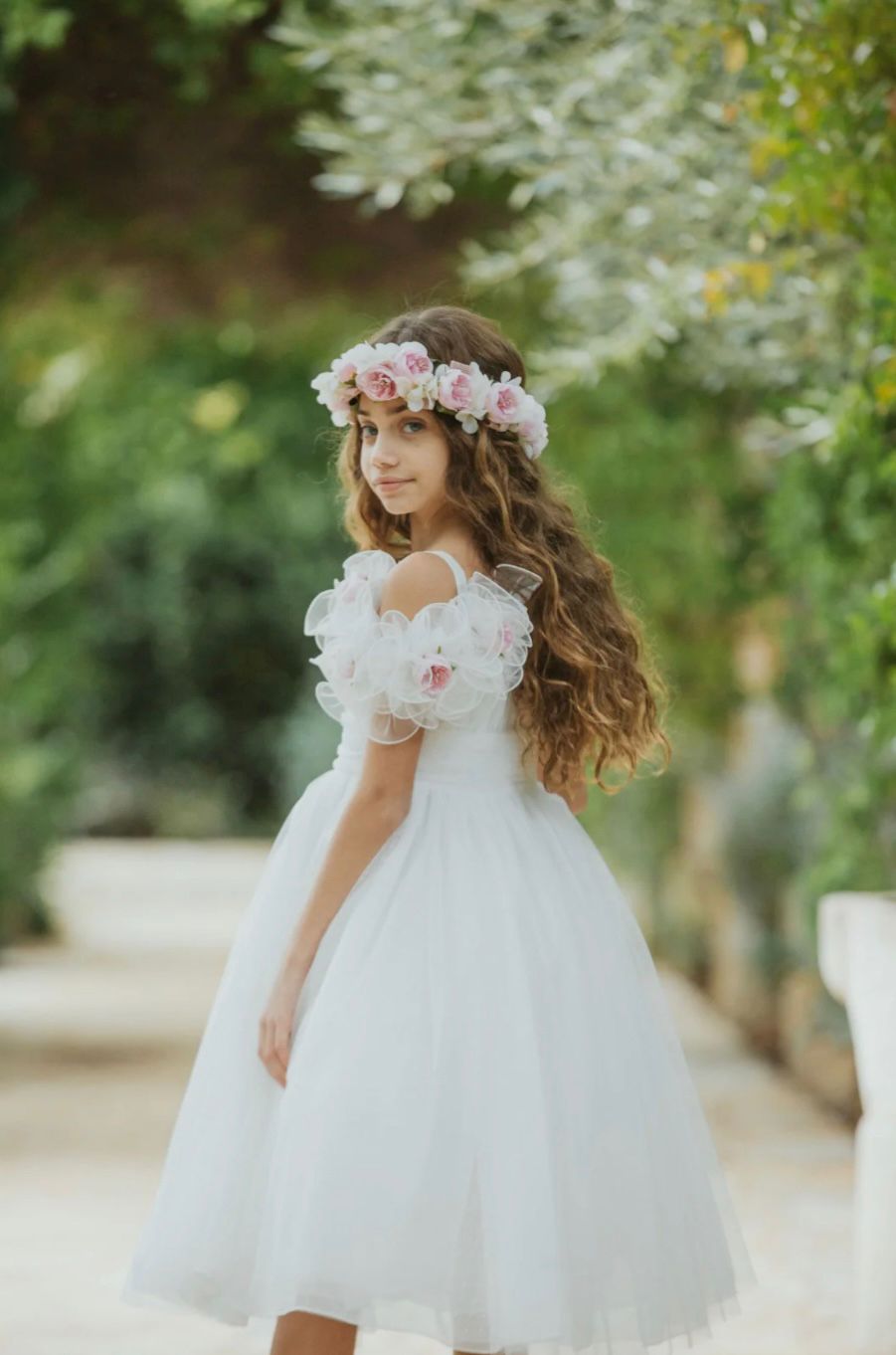 VESTINA CERIMONIA COLORI CHIARI