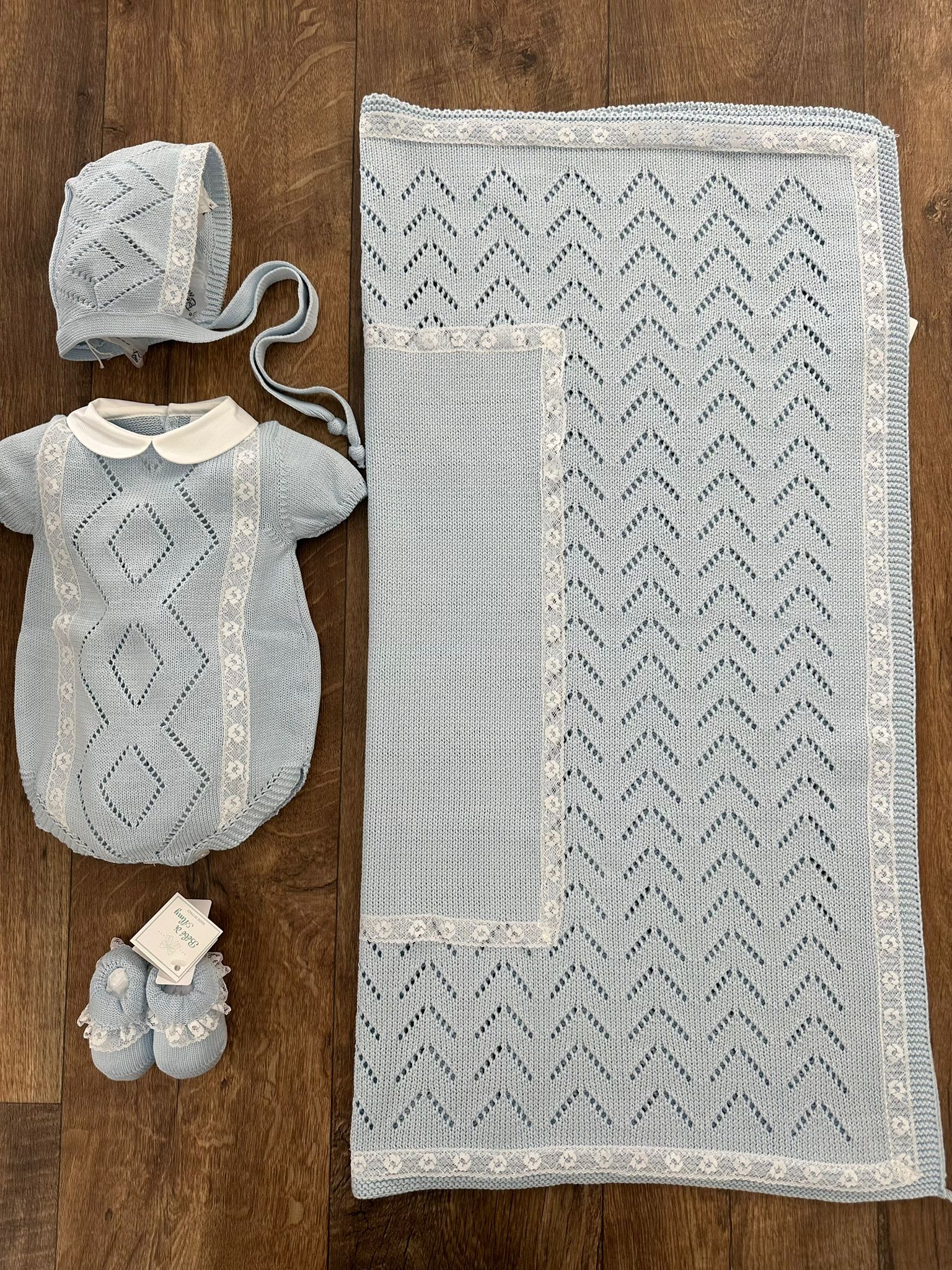 CORDINATO NASCITA BEBE'DI ALMY