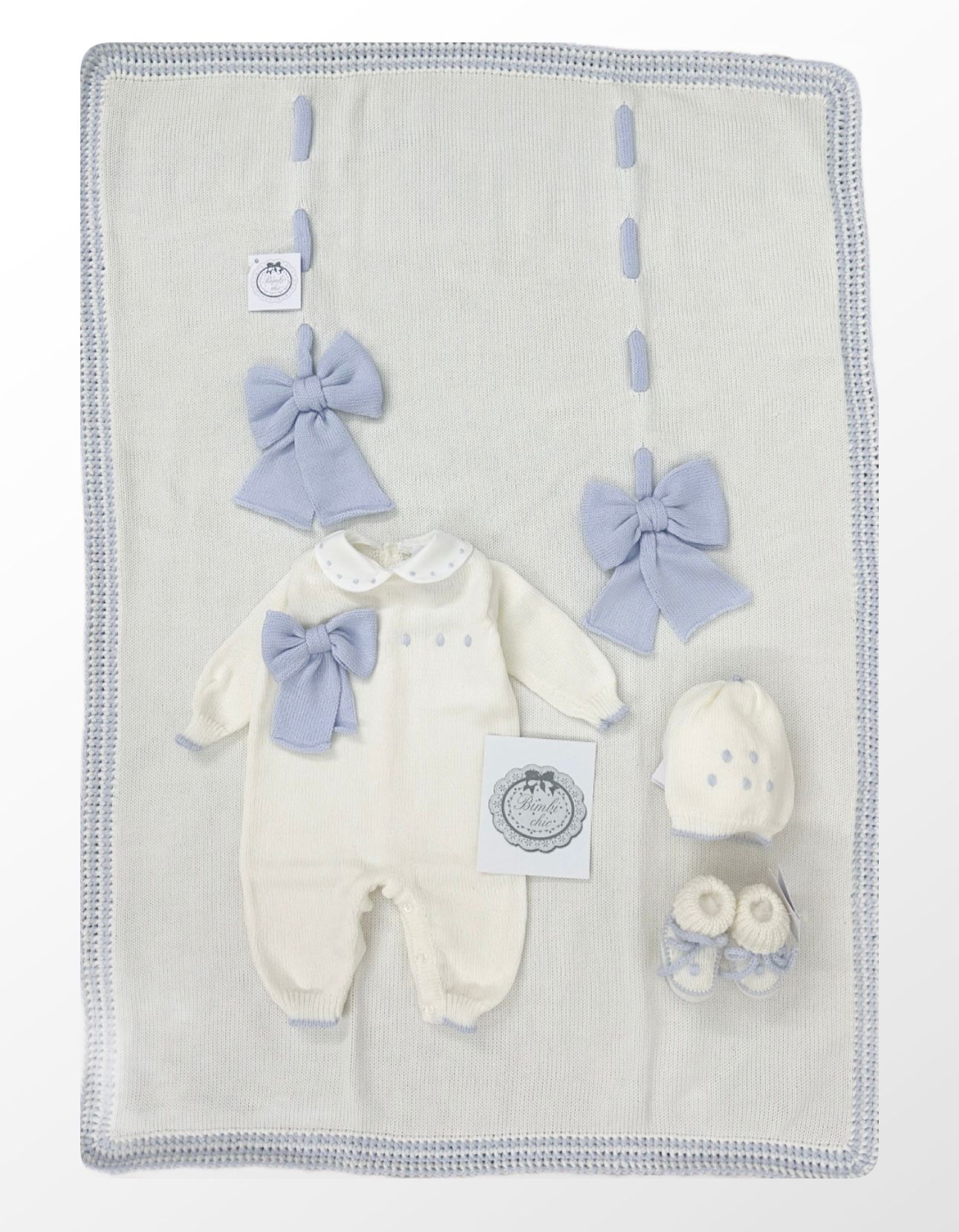 CORDINATO NASCITA BIMBI CHIC