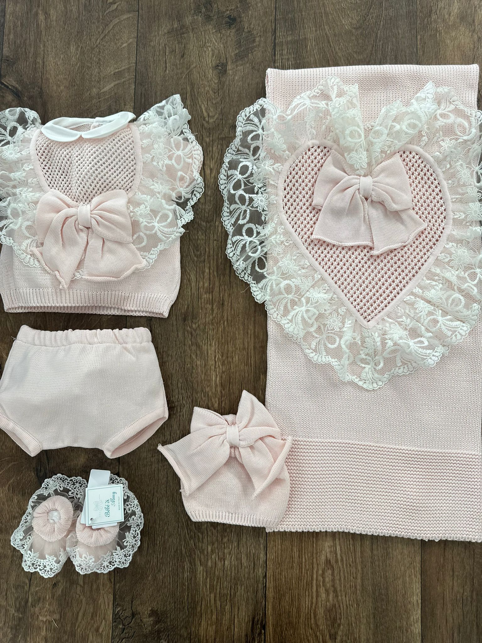 CORDINATO NASCITA BEBE'DI ALMY