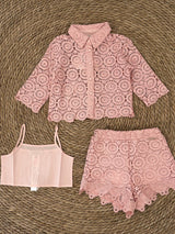 COMPLETO TWINSET MACRAMÈ