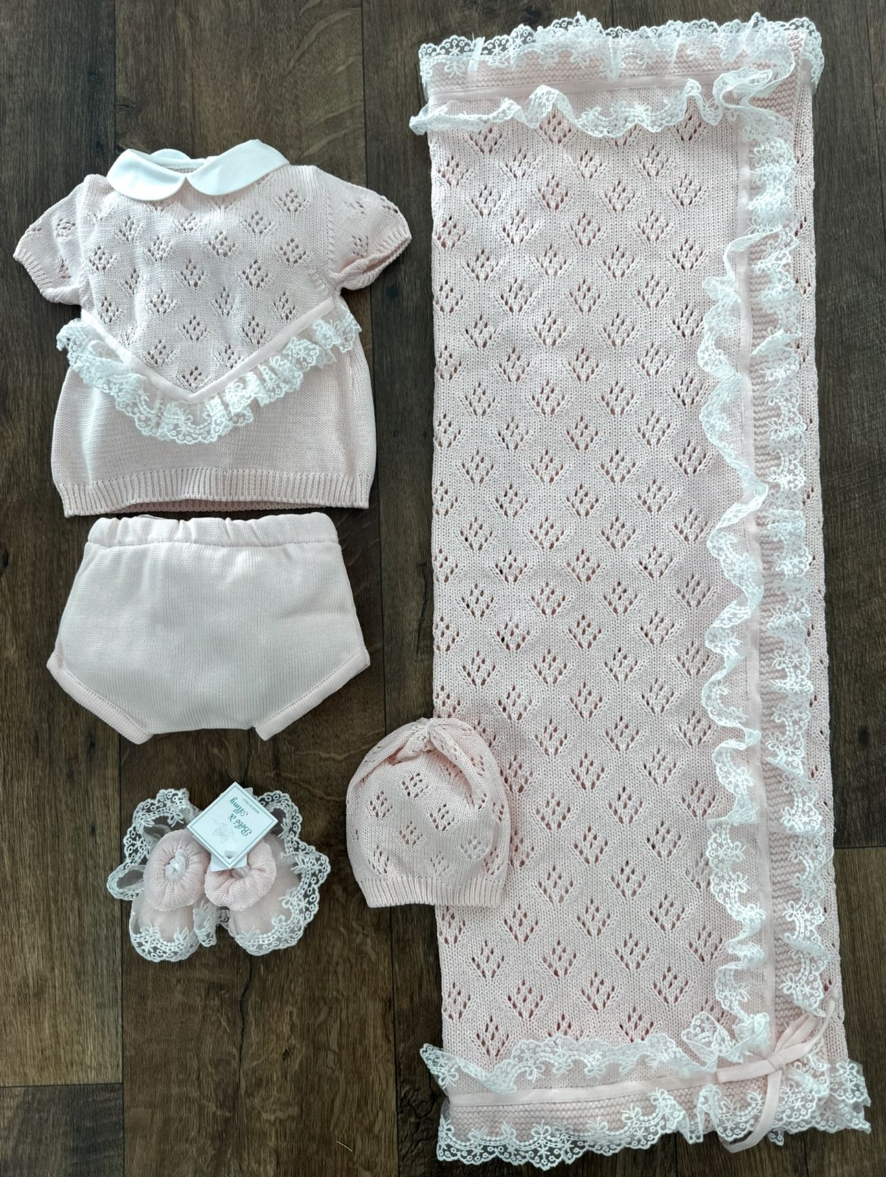 CORDINATO NASCITA BEBE'DI ALMY