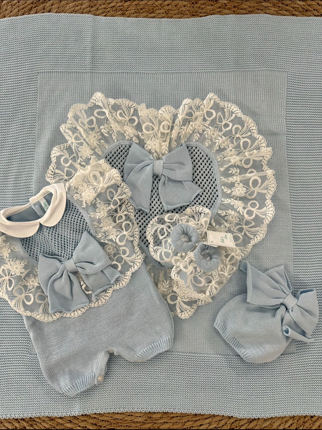 SET CORDINATO BEBE'DI ALMY MASCHIETTO